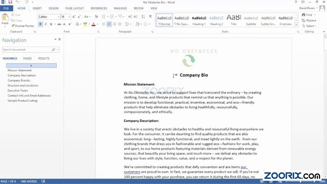Microsoft Word 2013 Tutorial (Part 06) - PDF - Full HD - 001EDU-000001-006 смотреть онлайн