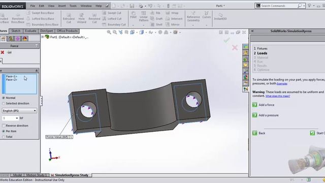 Solidworks-Simulation Express смотреть онлайн