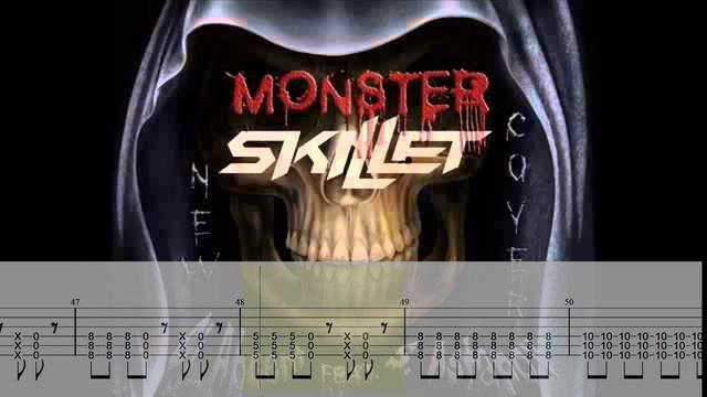 Skillet - Monster - [GUITAR BACKING TRACK + TAB] смотреть онлайн