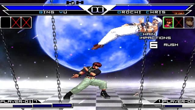 [KOF MUGEN] Qing Yu Vs Orochi Chris Team