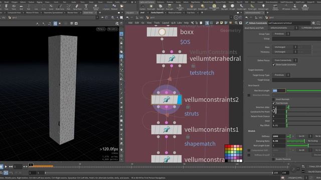 Houdini Tutorial Vellum With RBD Shape Match interaction Simulation, scene file included смотреть онлайн