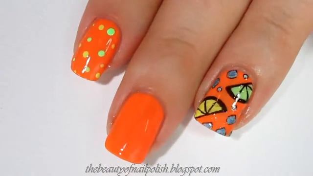 Nail Art: Citrus Stamping Manicure