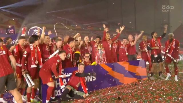 Награждение Ливерпуля! Ливерпуль - Чемпион Англии 2020! 𝙒𝙚 𝙖𝙧𝙚 𝙩𝙝𝙚 𝙘𝙝𝙖𝙢𝙥𝙞𝙤𝙣𝙨#liverpool#lfc#champion