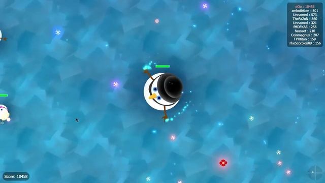 oOo snowballs the high score over 45,000 in SnowWars.io смотреть онлайн