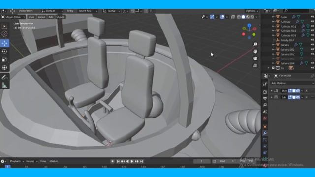 Blender Rick and Morty Spaceship Blender 2 9 Modeling смотреть онлайн