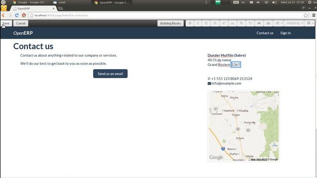 OpenERP 8 website module смотреть онлайн