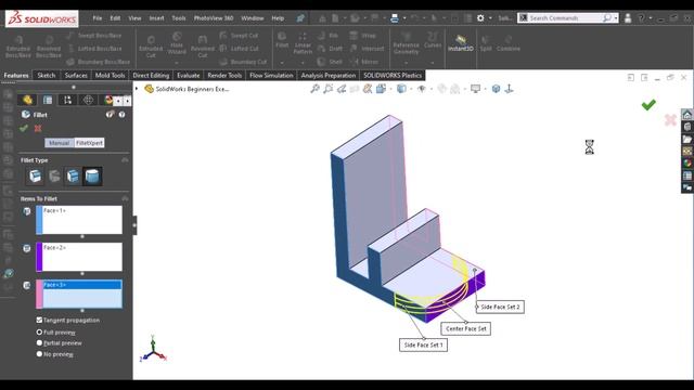 SolidWorks Tutorial Beginners Exercises 21 смотреть онлайн