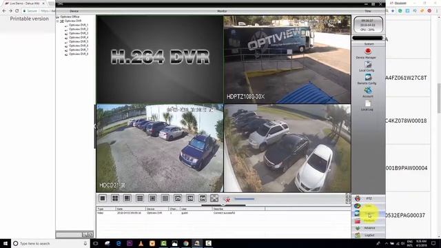 General CMS for H 264 DVR , NVR and IP cameras смотреть онлайн