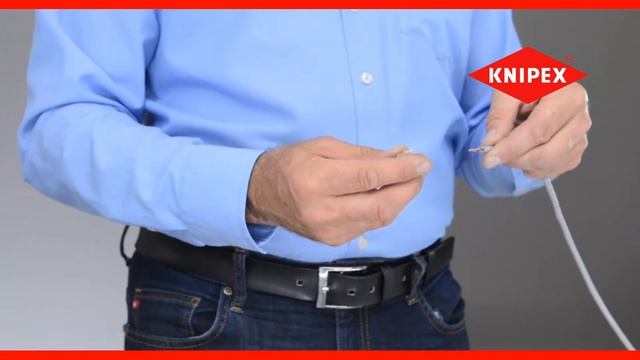 KNIPEX 97 51 10 | FASTONS | Szczypce Do Zagniatania Wtyków Telefonicznych Typu Western