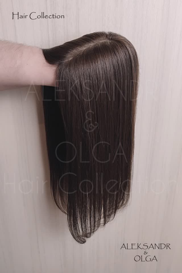 НАКЛАДКА на Пробор - на шёлке (с имитацией кожи головы) #натуральнаянакладка #изделияизволос #постиж смотреть онлайн