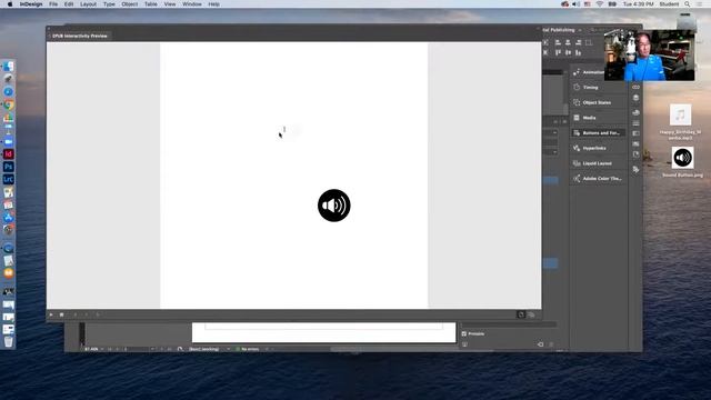 Sound Button Trigger in Adobe InDesign смотреть онлайн