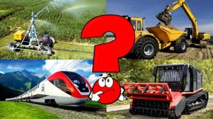 Сельскохозяйственная  техника для детей. Развивающее видео  про сельхозтехнику для малышей .