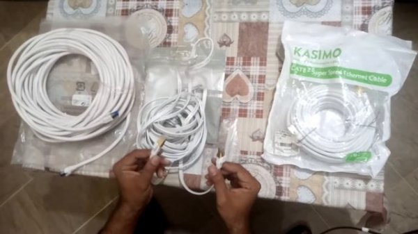 Cat 8 Ethernet Cable with RJ 45 Connectors Catagory 8 Cable