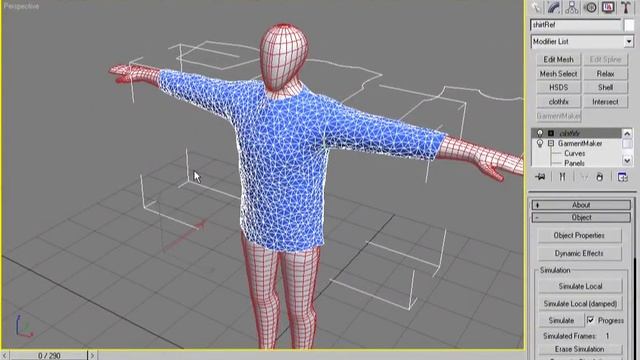 3ds Max Cloth Tutorial 4(b)/14 смотреть онлайн