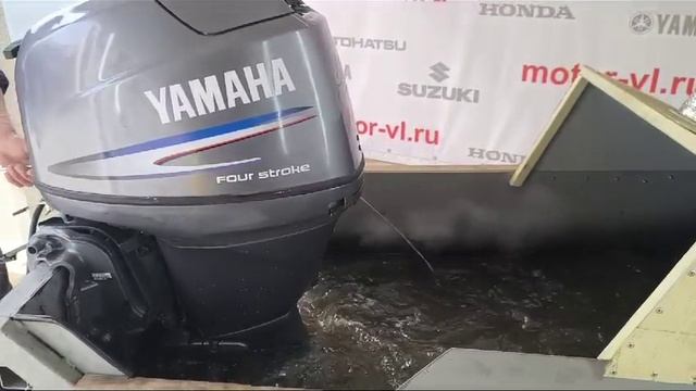 Запуск двигателя Yamaha F40