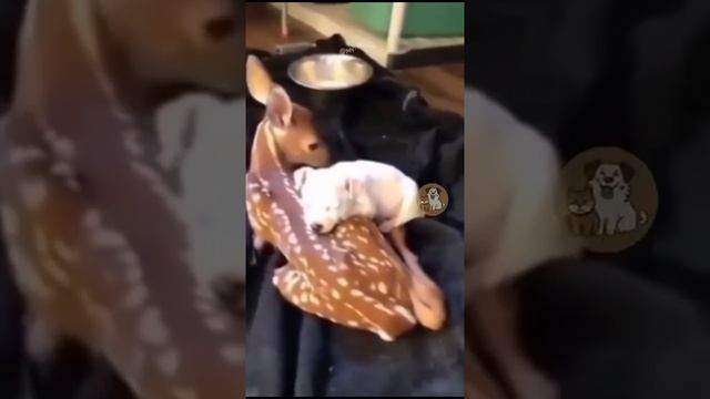 трогательное видео о дружбе разных видов животных.mp4