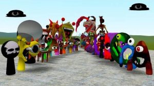 ВСЕ УЖАСЫ СПРУНКИ ПРОТИВ ВСЕХ АЛФАВИТНЫХ УЖАСОВ от А до Я в Garry's Mod!