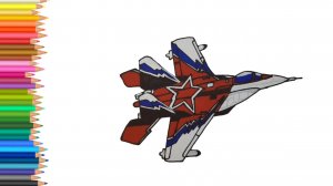 Как нарисовать военный самолет✈️🫡