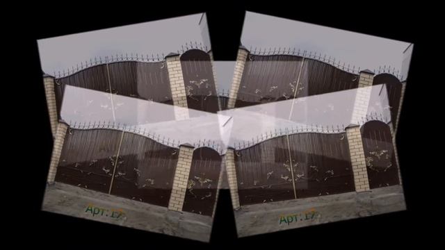 Заборы из профнастилла