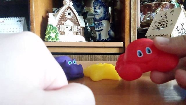Резиновые игрушки для малышей из магазина чижик. Распаковка и обзор.