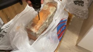 Сверление с ударом кирпича сверлом 6 мм дрелью Wesco WS3174