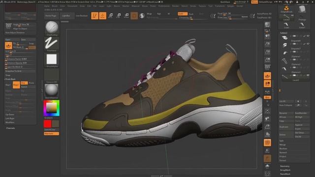 How to sculpt a shoe in ZBrush смотреть онлайн