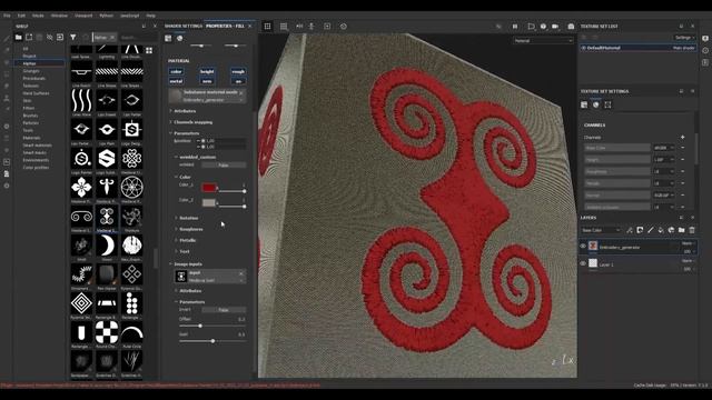 Fabric Embroidery Generator смотреть онлайн