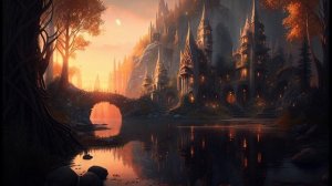 Закат - Расслабляющая музыка фэнтези, фоновая музыка для отдыха и сна