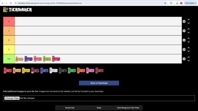 Gorilla Mind Energy Drinks Tier list смотреть онлайн