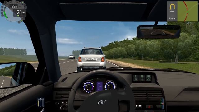 ЕДЕМ ДОМОЙ ОТ БАБУШКИ ЛАДА ПРИОРА CITY CAR DRIVING #citycardriving #citycardrivingmods #опер