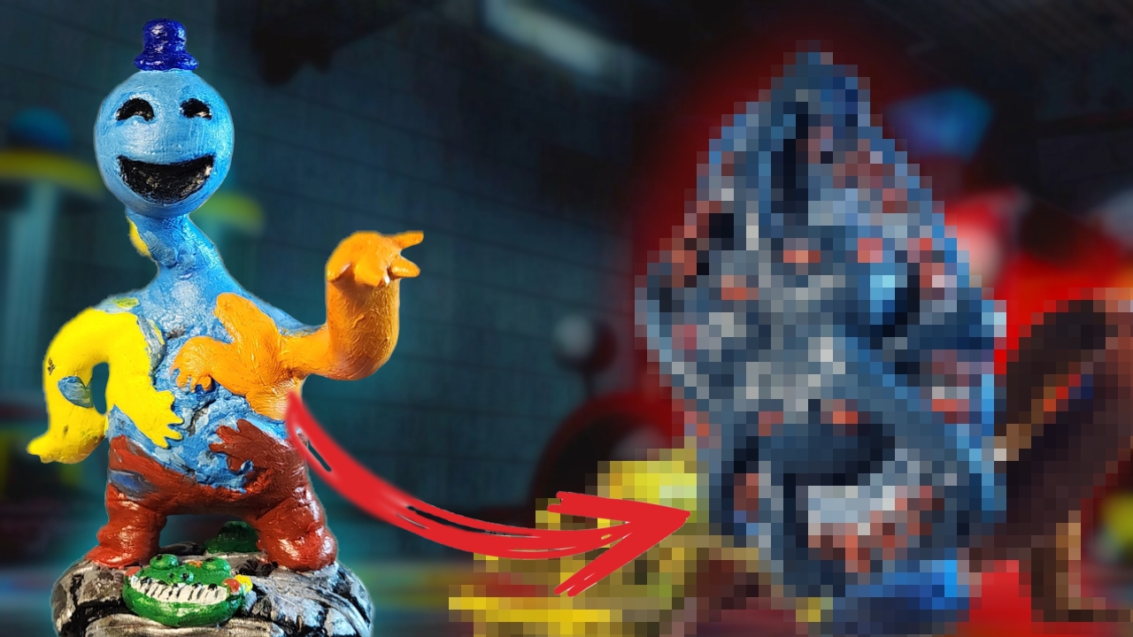 Как слепить ЗЛОГО ДОУИ из пластилина !!! из Поппи Плэйтайм 4 - Poppy Playtime Chapter 4 смотреть онлайн