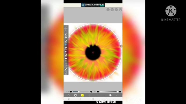 How To Make A Eyeball Digitally (Ibis Paint X) Simplified Version.