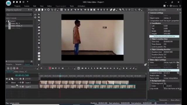 How To Create Double Role In VSDC | How To Cut, Copy, Paste | How To Clone Yourself