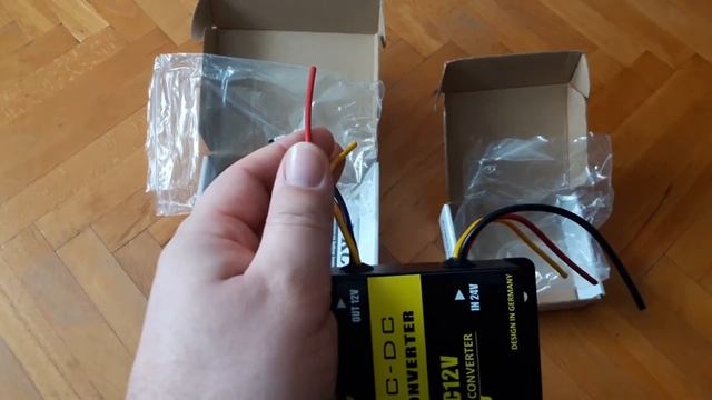 Автомобильный инвертор 40A, DC/DC 24В-12В / Автоинвертор / Преобразователь напряжения для авто смотреть онлайн