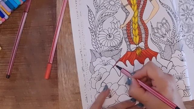 Comment Je Colorise Le Colouring Book Adult D'Action