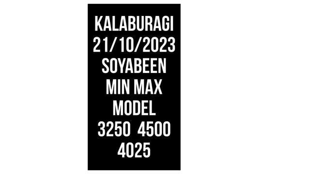 Soybean market price today 21 October 2023