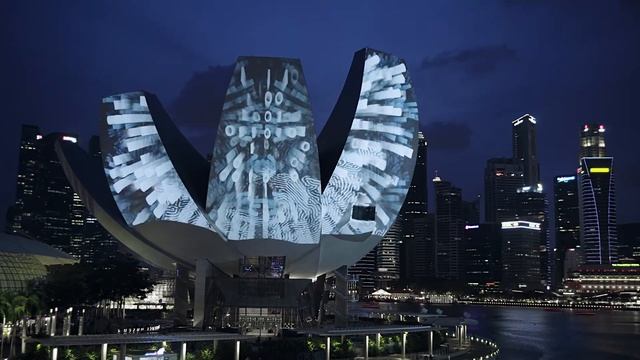 Evergreen, iLight Marina Bay, Art Science Museum, Singapore, 2018 смотреть онлайн