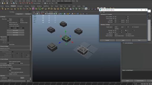 UV Transfer from one model to duplicated models in Maya-Tutorial смотреть онлайн