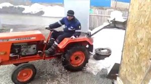 Погрузчик на заднюю навеску минитрактора