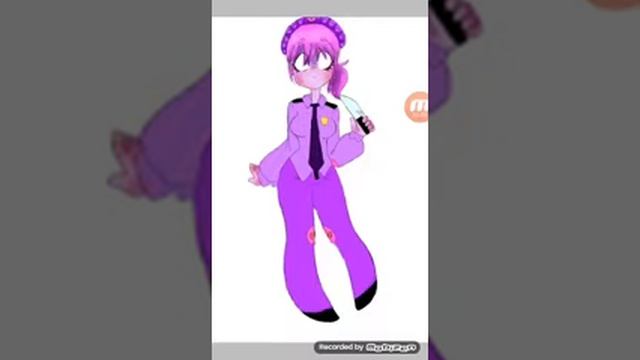 PurpleGirl(Фиолетовая девушка)-ibisPaint X