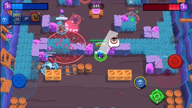 Brawl Stars - Gameplay Walkthrough Part 204 - Mr. P - Gem Grab (iOS, Android) смотреть онлайн