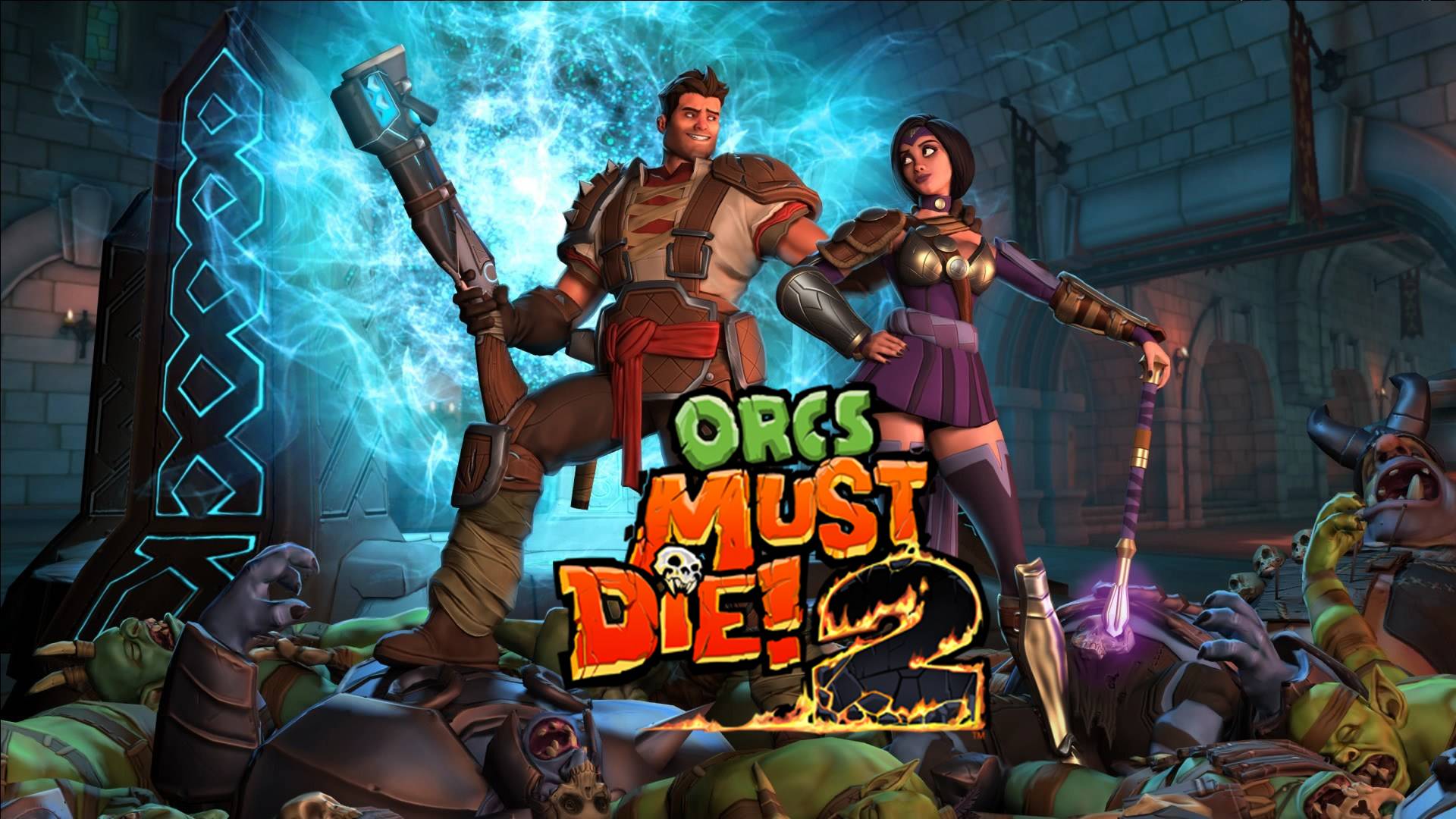 [Стрим]Orcs must die! 2 - Орки в собственном соку, прожаренные. смотреть онлайн