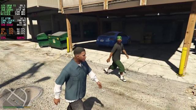 GTA 5 | GTX 1050 TI 4GB | 1080P | Very High Settings смотреть онлайн