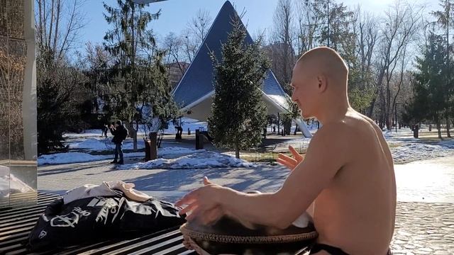 Хэнд-пан(ханг), Ботанический сад, 22 марта 2022 @harugvan (Vyacheslav) смотреть онлайн