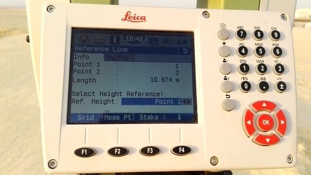 How Land Surveyor do Alignment with Leica Total Station TS 09 Plus in English смотреть онлайн