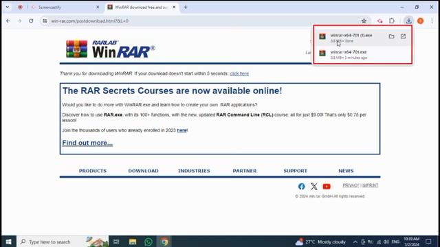 Windows 10 Me Winrar Kaise Download Kare || laptop mein winrar kaise install karen || Install winra смотреть онлайн