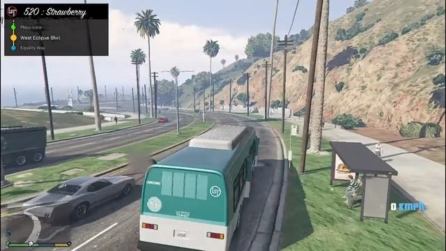 Bus Simulator mod - gta 5 #3 смотреть онлайн