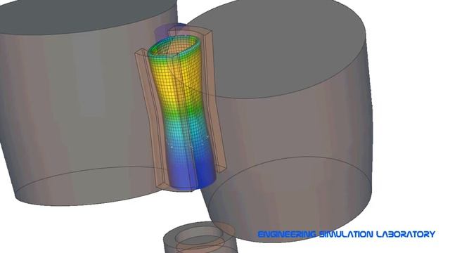Finite Element - FEA Simulation of Metal Forming with Tube rolling смотреть онлайн