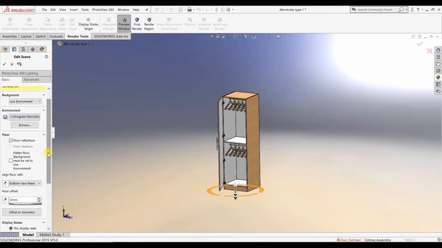 Solidworks photo view 360 tutorial in hindi | Adding background scene | Preview window смотреть онлайн