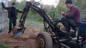 самодельный экскаватор